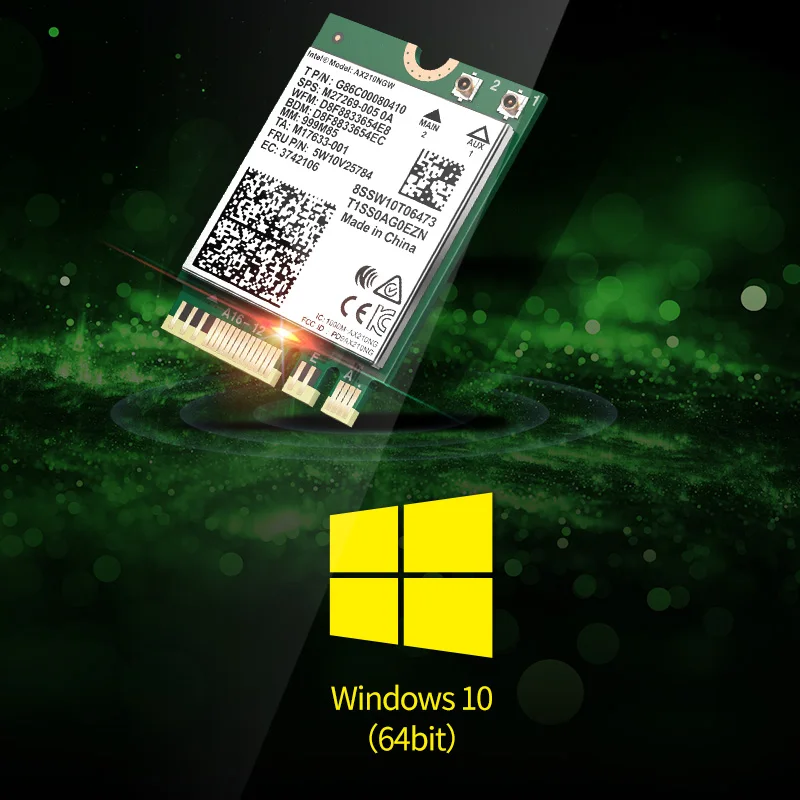 WiFi 6 Intel AX200 802.11ax/ac двухдиапазонный беспроводной 5 ГГц M.2 NGFF Bluetooth 2 Wifi 6E сетевой