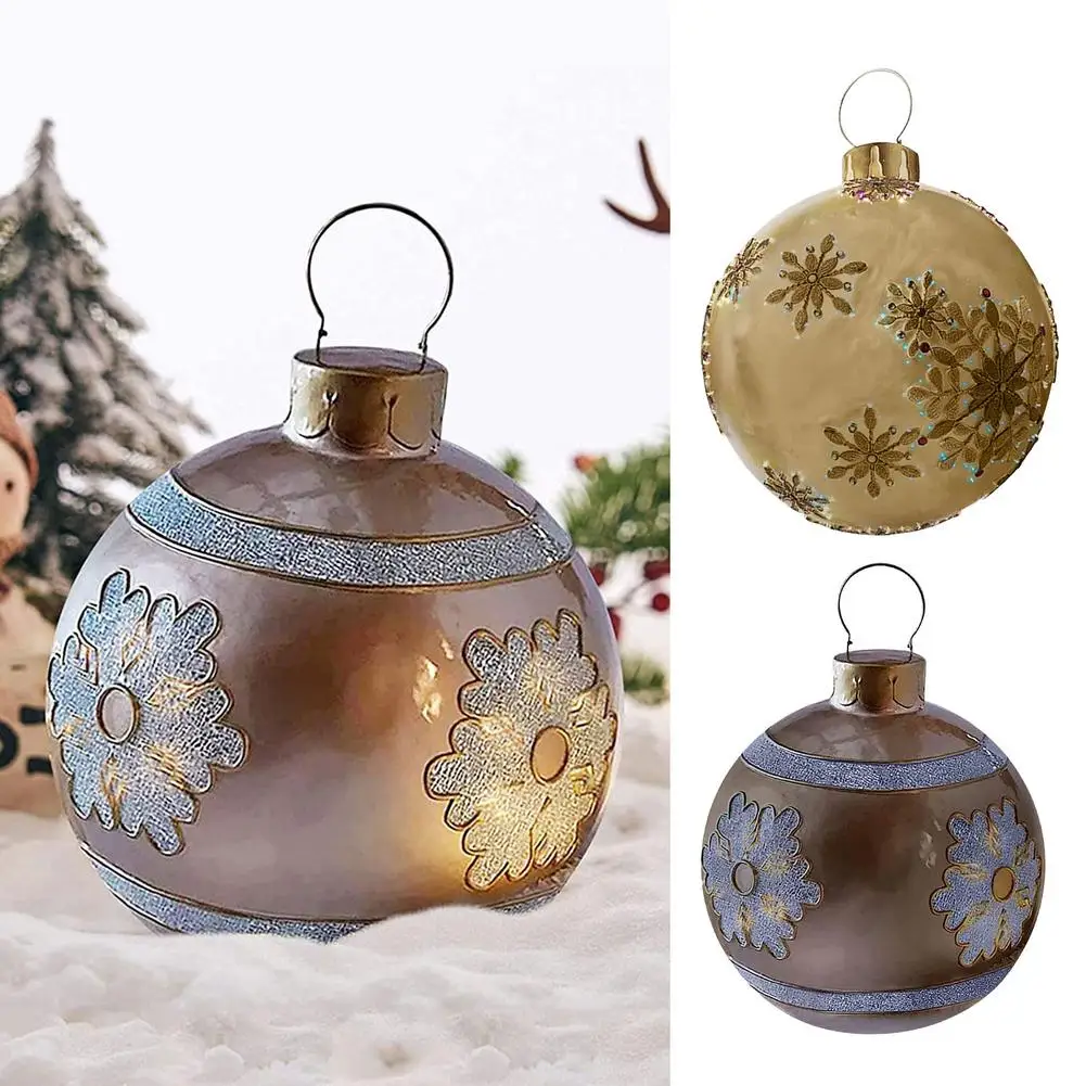 

60cm Large Pvc Christmas Balls Decorations Christmas Tree New Year Gift Xmas Hristmas For Home Outdoor Inflatable Toys 2022 New