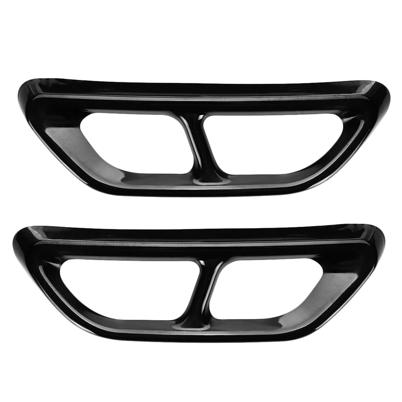 Черный титановый задний цилиндр выхлопной трубы Накладка подходит для Accord 2018