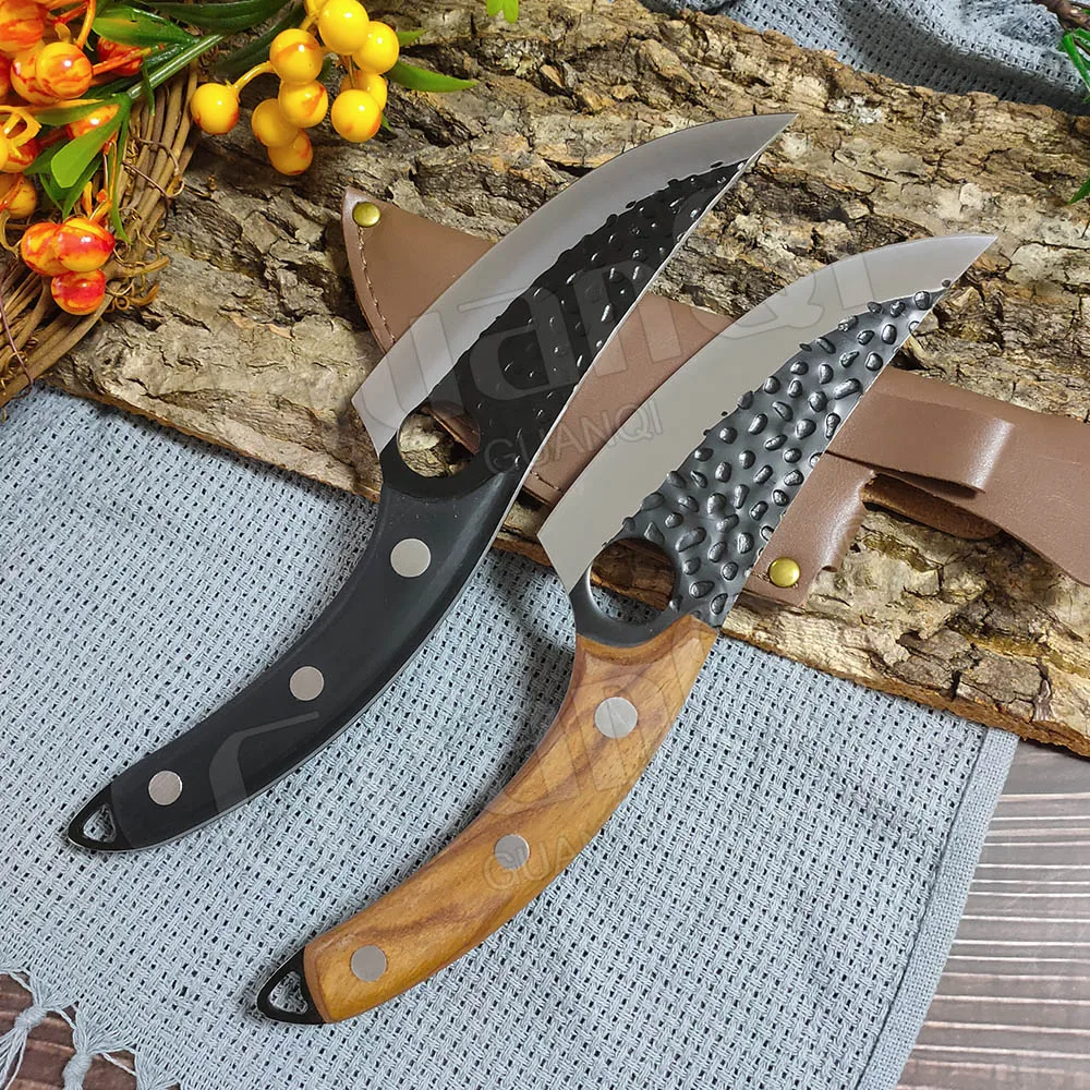 Кухонный нож ручной работы для обвалки кухонный нарезки сырой рыбы мясника резки