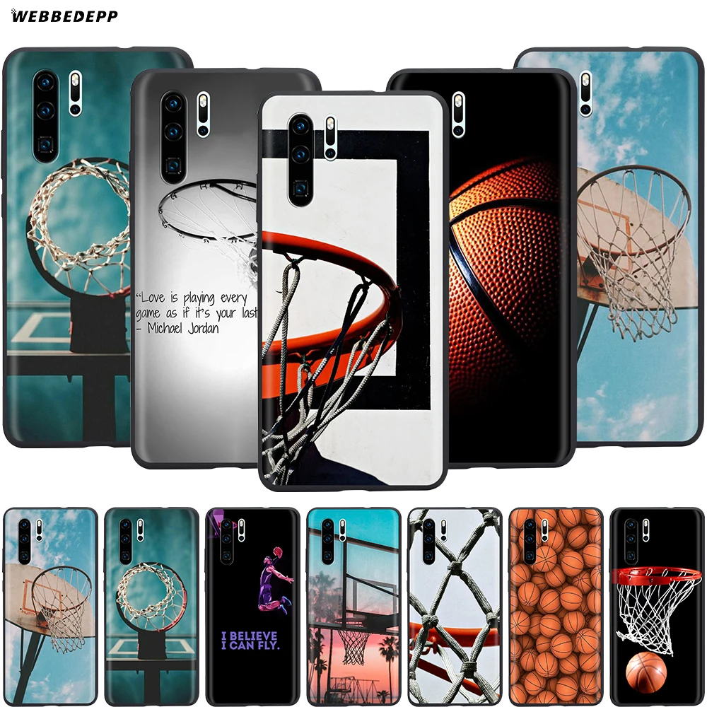 Webbedepp баскетбольная площадка Прекрасный чехол для Huawei Mate 10 20 30 Nova 2i 2 3 3i 4 5i Y5 Y6 Y7 Y9 Pro