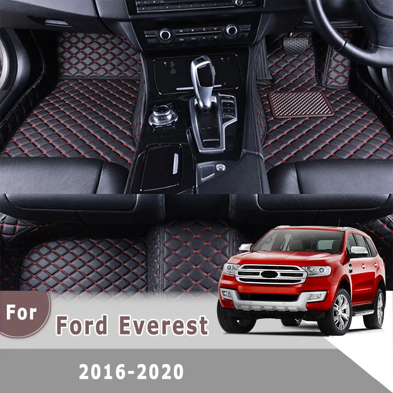 Автомобильные коврики RHD напольные для Ford Everest 2016 2017 2018 2019 2020 автомобильные