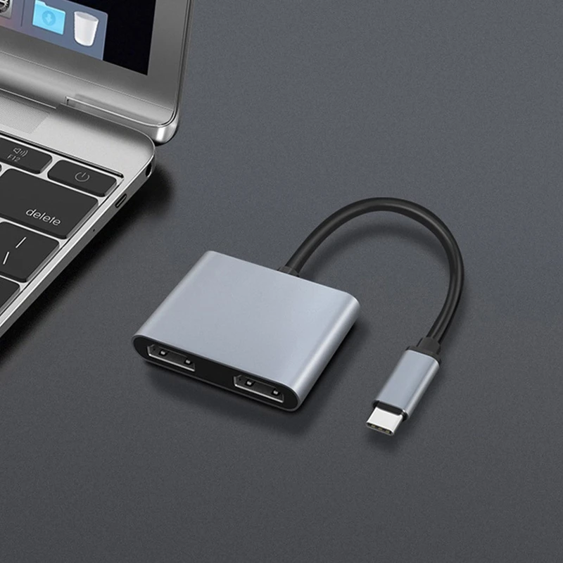 Док-станция H7JA с разъемом типа C USB для двух HDMI-совместимых устройств 4K 30 Гц