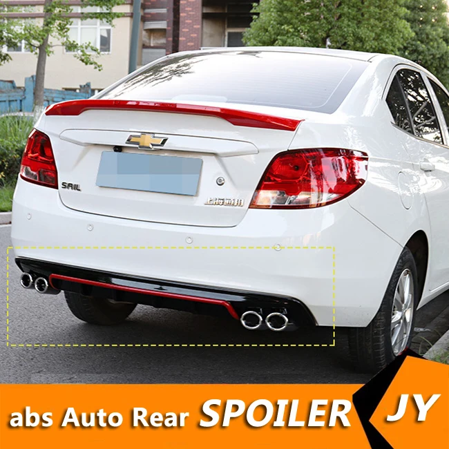 Для Chevrolet Sail ABS задний бампер диффузор защитные бамперы для 2017-2018 Body kit спойлер |