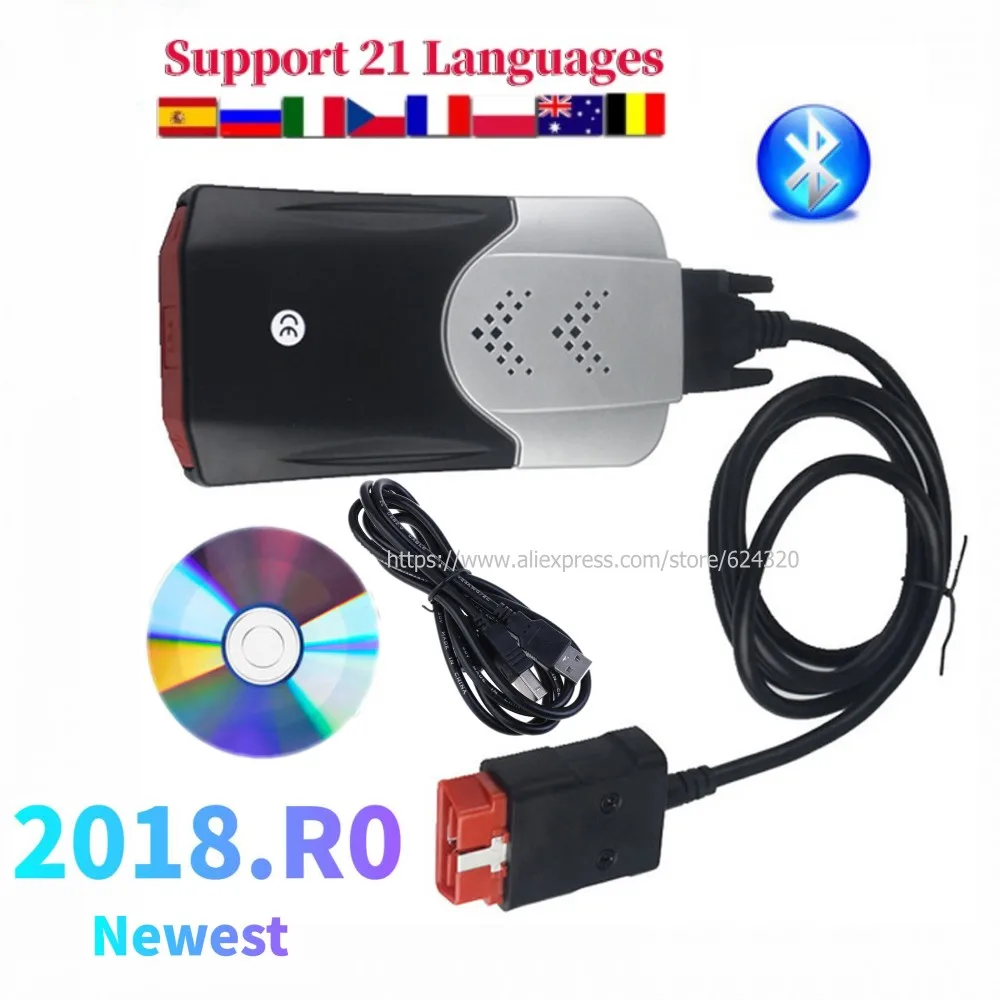 Диагностический сканер Obd для автомобиля новейший 2021. R0/2018. R3 Keygen VD DS150E CDP Pro Bluetooth