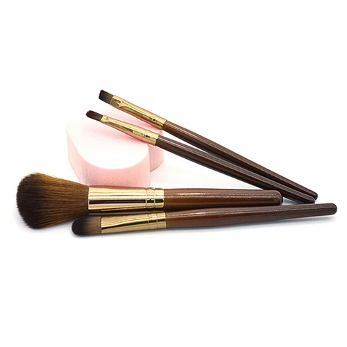 

4PC Makeup Brush Set Cosmetic Toiletry Makeup Blush Eyeshadow Eyebrow Lip Brushes Makeup Brushes Tools