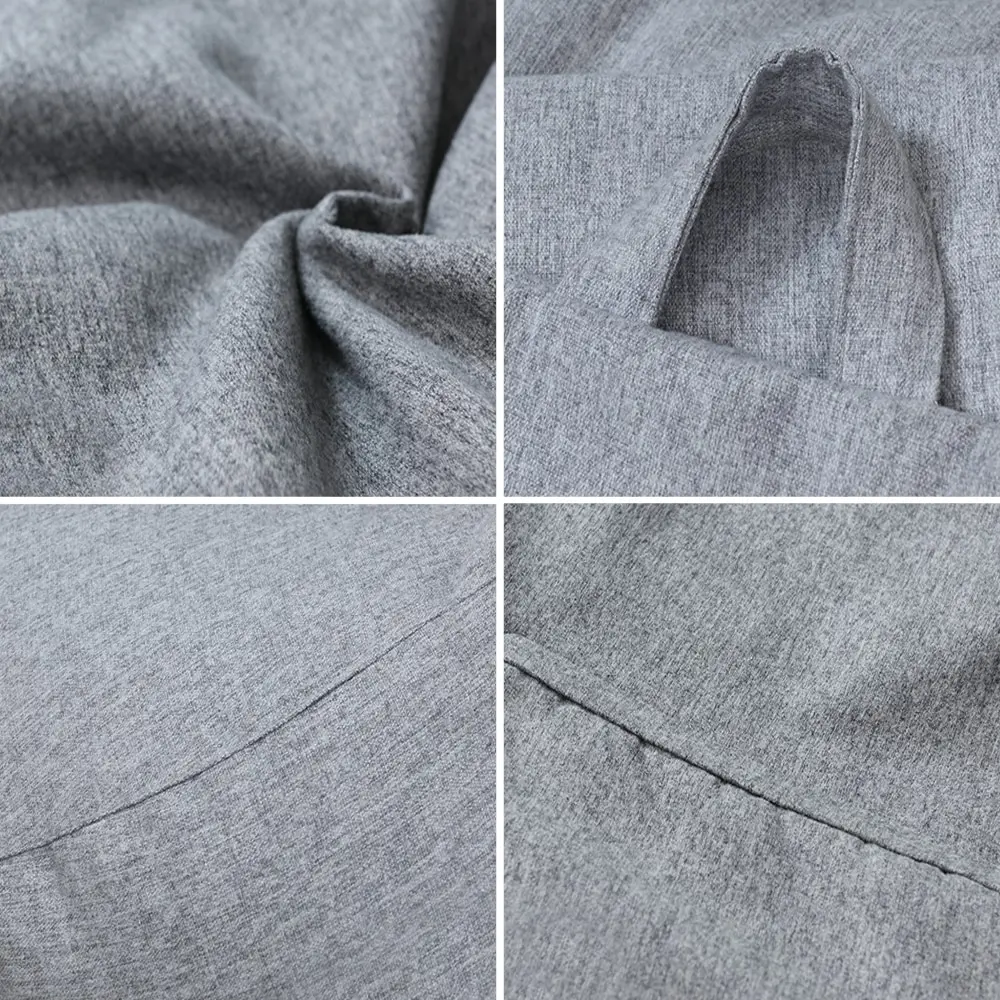 

Junejour S/M/L Comfortable Lazy Sofas Cover Chairs Filler Linen Cloth Lounger Seat Bean Bag Pouf Puff Couch Tatami Living Room