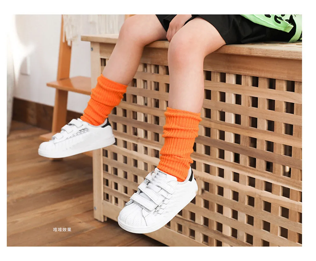 

Tights for children Stockings Toddler Kids Baby Girls Candy Colors Knee High Antislip Stockings Socks Family Children's tights