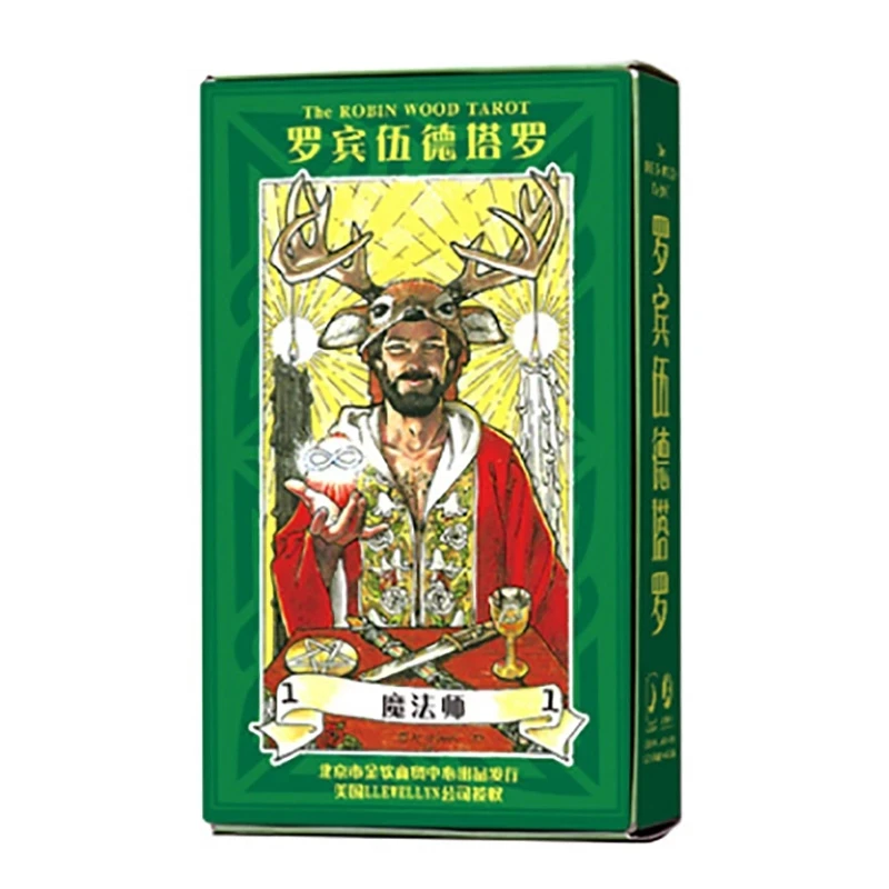 

Оригинальные Карты Robin Tarot для гадания 12*7 см китайская версия для семьи/друзей настольная игра с книгой