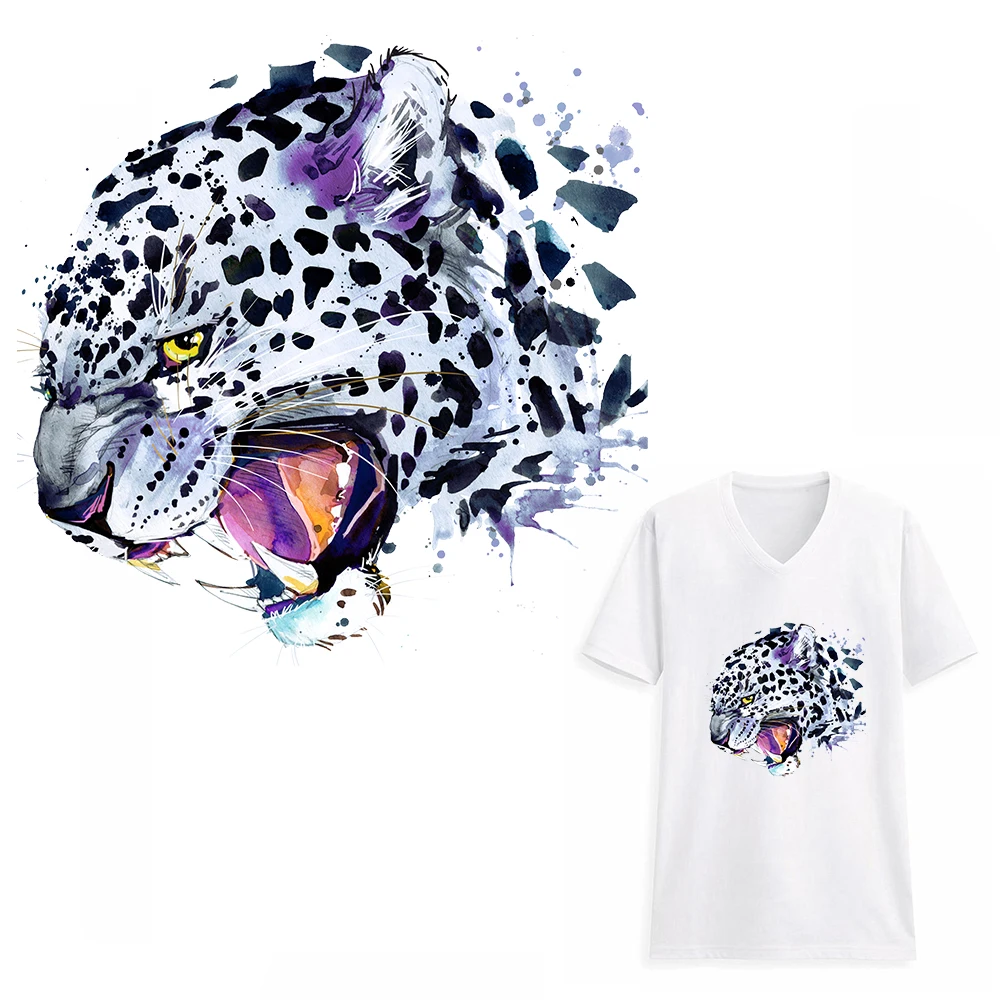 Утюжок на одежду патчи Прохладный Тигр патч наклейки Бытовая глажка передачу DIY