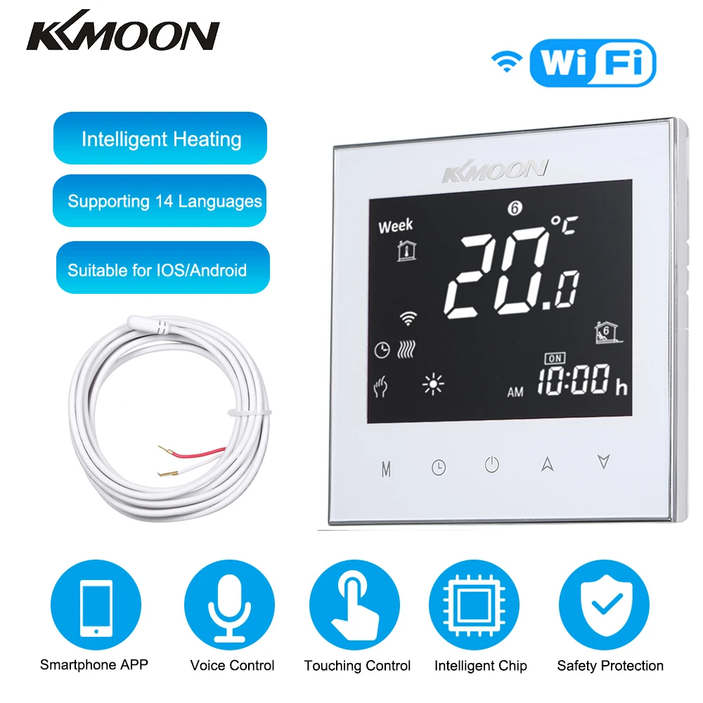 Air Sensor WiFi Smart Voice Control Touchscreen Temperature Controller Works with Amazon Alexa/Google | Обустройство дома