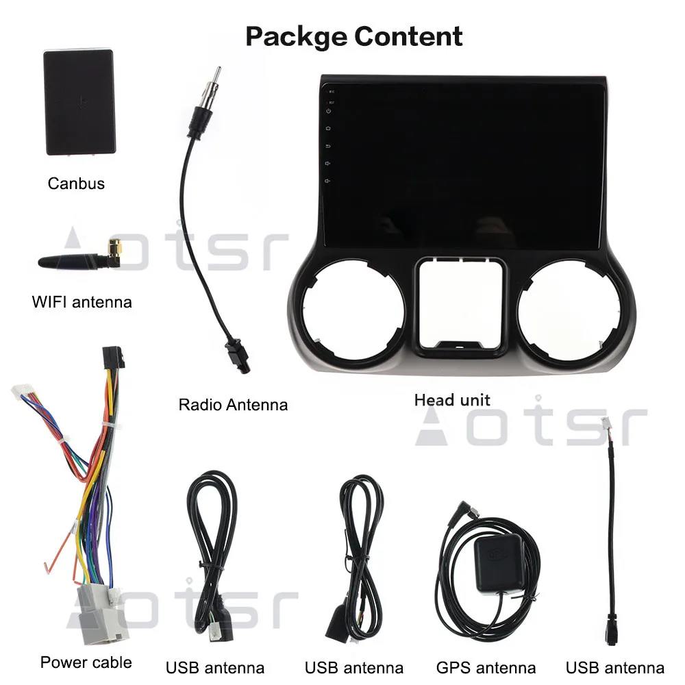 Автомобильный GPS-трекер AOTSR Android 10 0 для Jeep grand wrangler 2011-2016 навигация головное