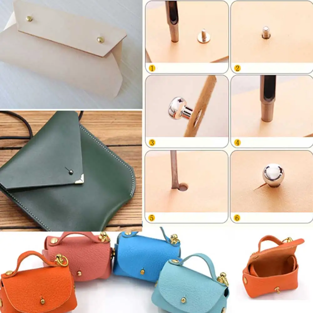 Твердая латунь винт с круглой головкой шпильки латунными пуговицами и гвоздь