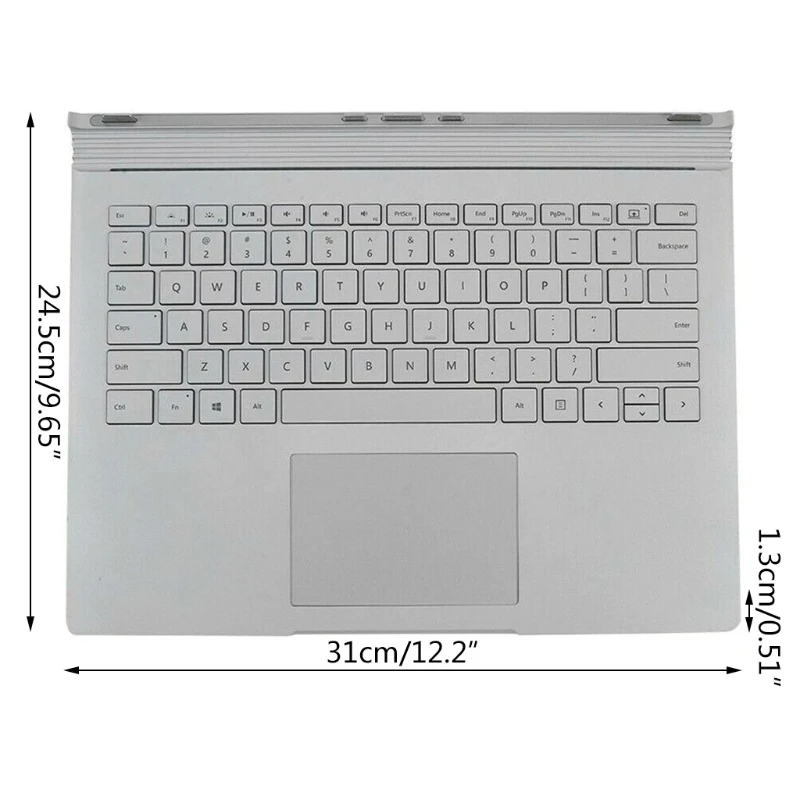 for microsoft- Surface Book Base Replacement Laptop Keyboard 1705 1st Generation P9YA