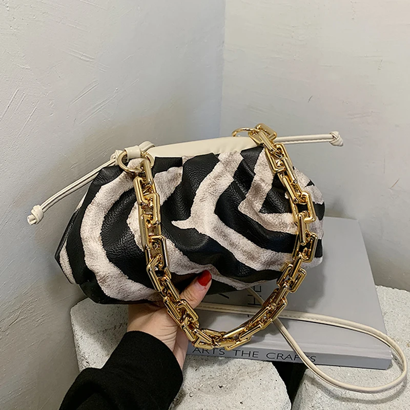 Модные сумки на плечо с принтом зебры для женщин 2020 роскошные женские