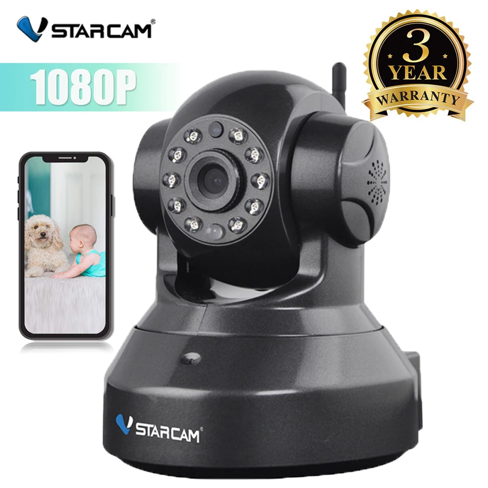 Vstarcam C7837WIP 1080 P/720 P HD ip-камера беспроводная Wifi Wi-Fi видеонаблюдение ночное видение камера безопасности сеть Onvif P2P