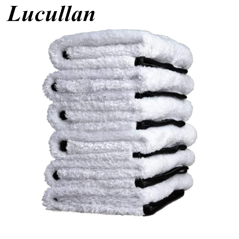 Lucullan Single Soft Microfiber Towel-Soft Enough for Even The Most Delicate Finishes-Buff Away Polishes & Car Wax with Ease - купить по