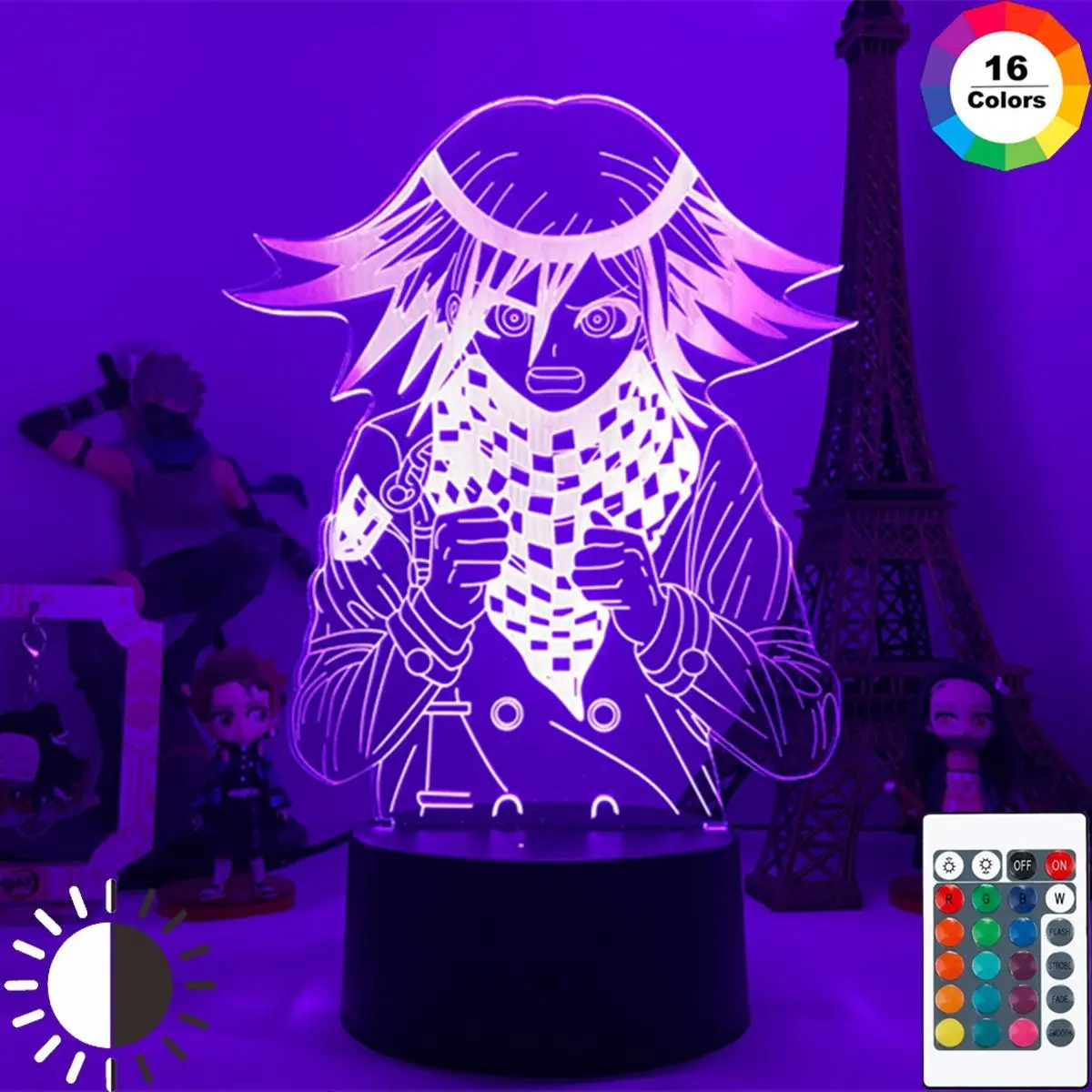 

Лампа Kokichi Oma Danganronpa светодиодная 3D USB ночсветильник для украшения комнаты детский подарок Danganronpa акриловая настольная лампа Kokichi Oma