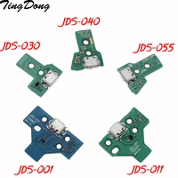 for ps4 controller usb charging port socket circuit board 12pin jds 011 030 040 14pin 001 connector