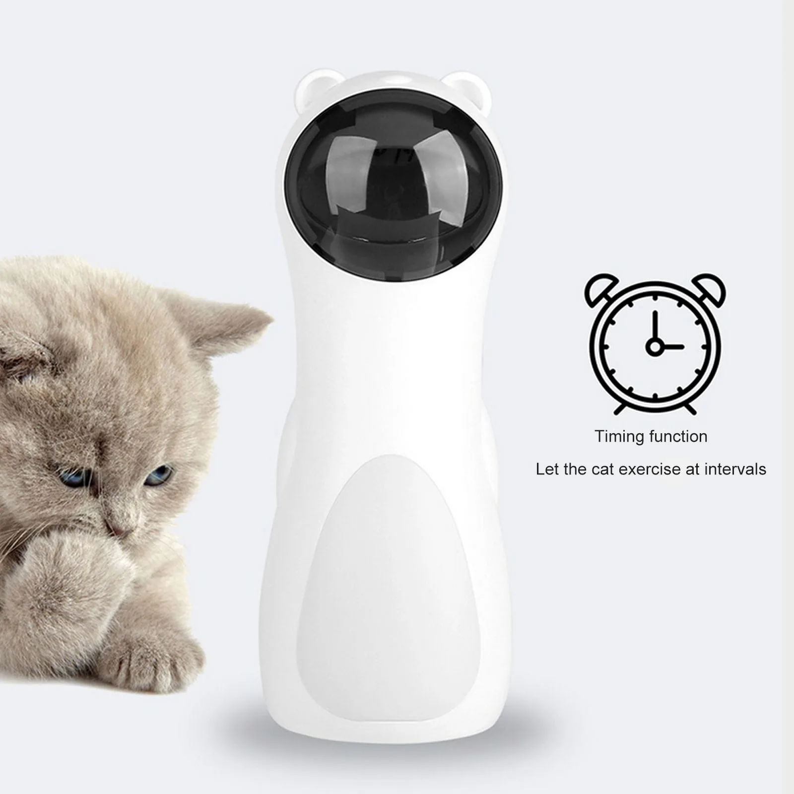 

Автоматическая Интерактивная лазерная указка для кошек с USB-зарядкой