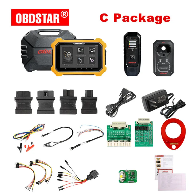 OBDSTAR X300 DP Plus X300 PAD2 C посылка полная версия 8 дюймов планшет поддержка ECU программирования и для Toyota Smart Key