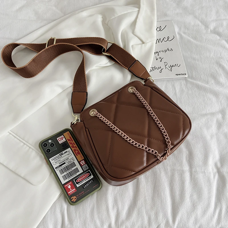 Роскошная дизайнерская женская сумка-мессенджер на одно плечо простая белая