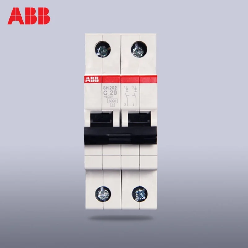 

ABB Miniature Circuit Breaker SH201NA S202 1P+N 2P TYPE C 1A 2A 3A 4A 6A 10A 16A 20A 25A 32A 40A 50A 63A