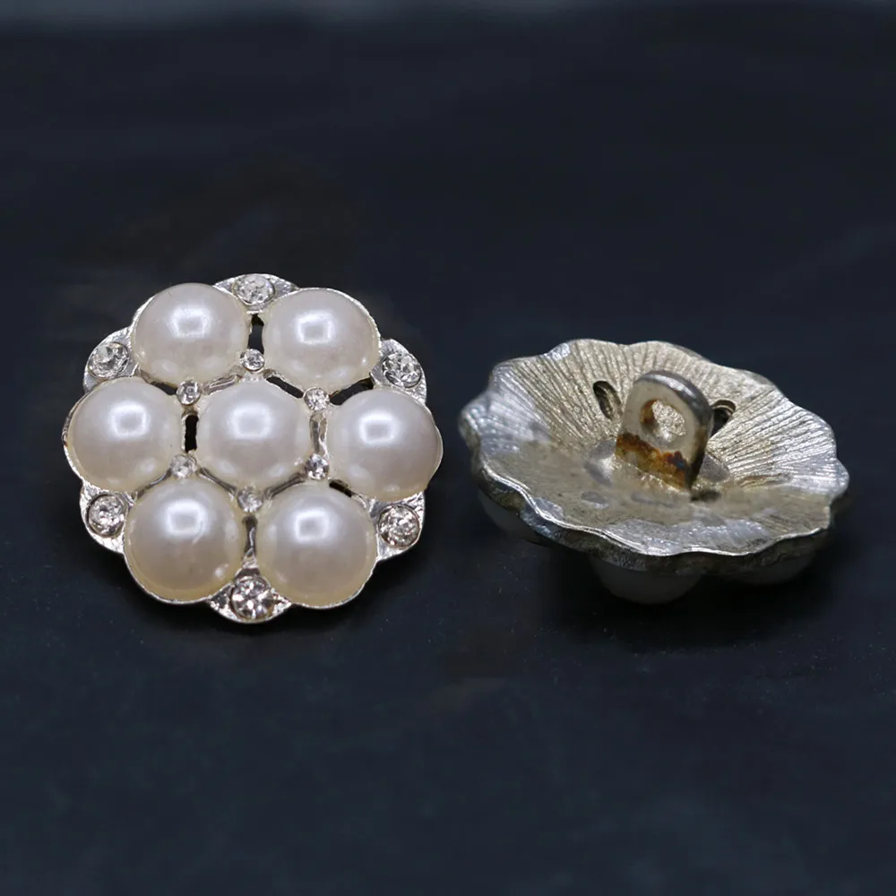 Металлические стразы хорошего качества 23 мм пуговицы для украшения свитера