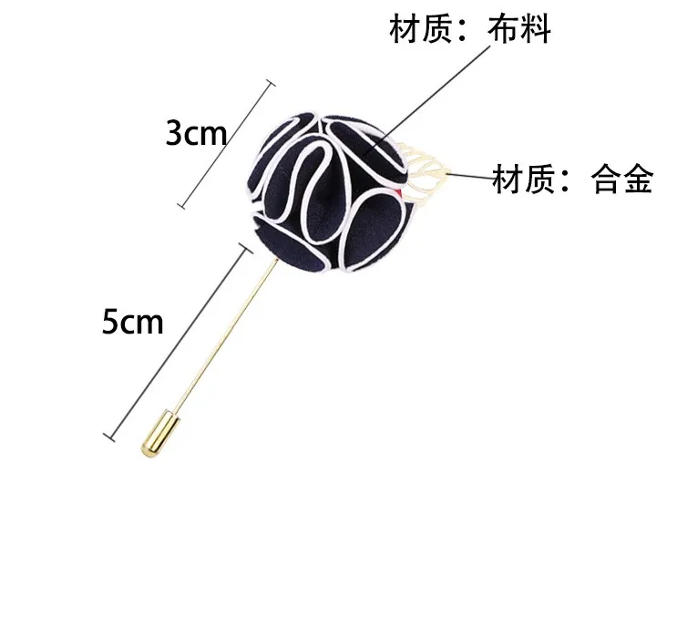 Мужская Винтажная брошь в виде цветов 7 | Украшения и аксессуары