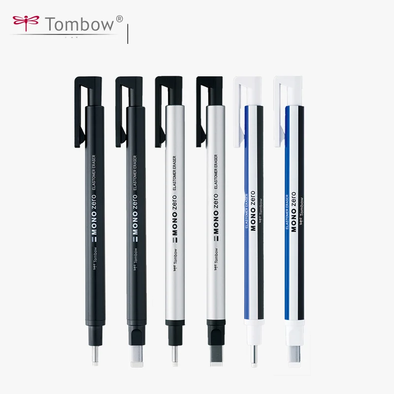 

TOMBOW MONO Zero Eraser Mechanical Eraser Refillable Pen Shape Rubber Press Type Drawing Correction School Stationery