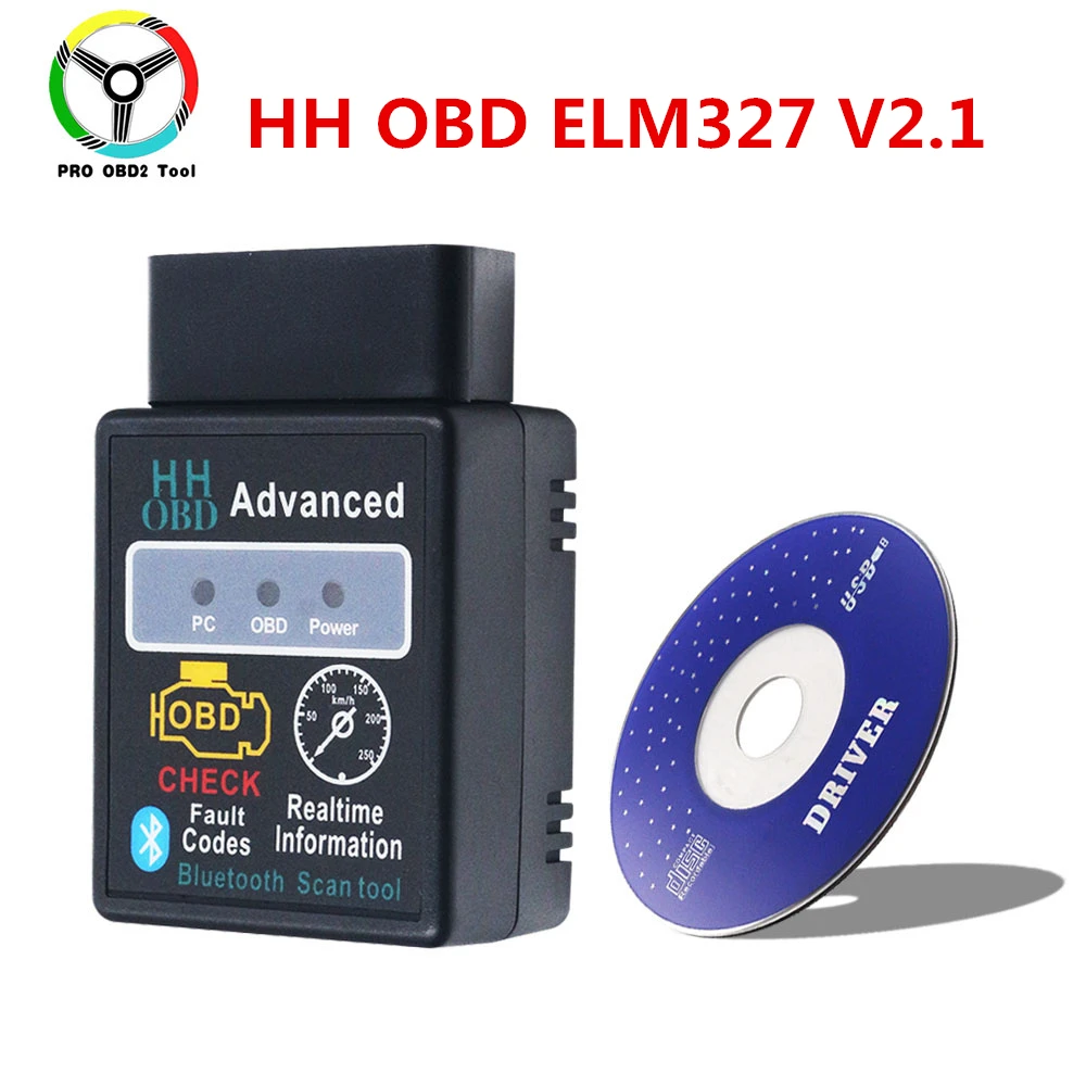 Сканер HHOBD ELM 327 V2.1 Bluetooth Super Mini Диагностический Инструмент OBD2 CAN-BUS для Android Windows ПК |