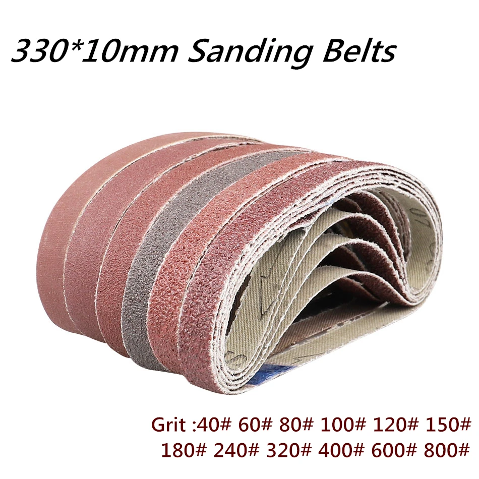 Sander Accessories 10 x 330mm File Sanding Belts ALLDREW 3/8 x 13