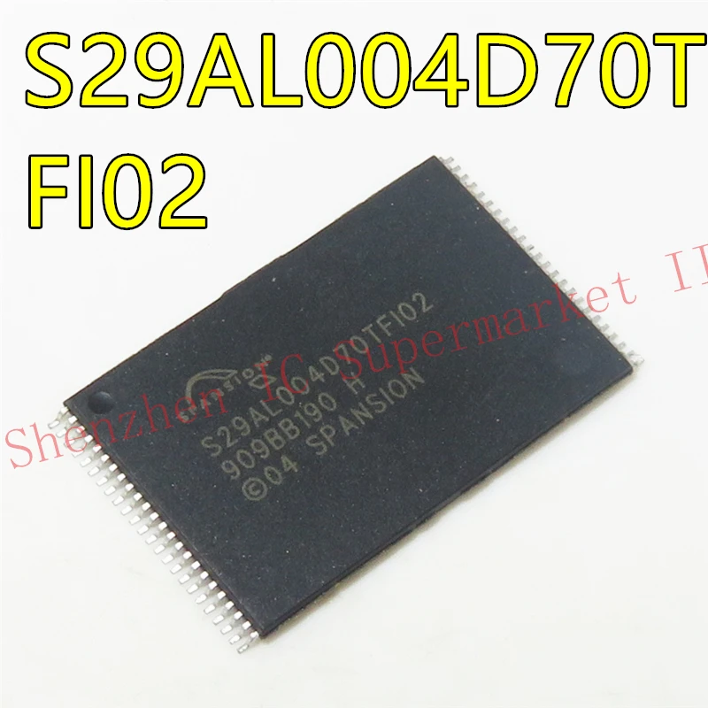 Новый S29AL004D70TFI02 4 мегабит (512 Kx 8 Bit/256 K x 16 Bit) CMOS 3 0 Вольт только Загрузочная флэш