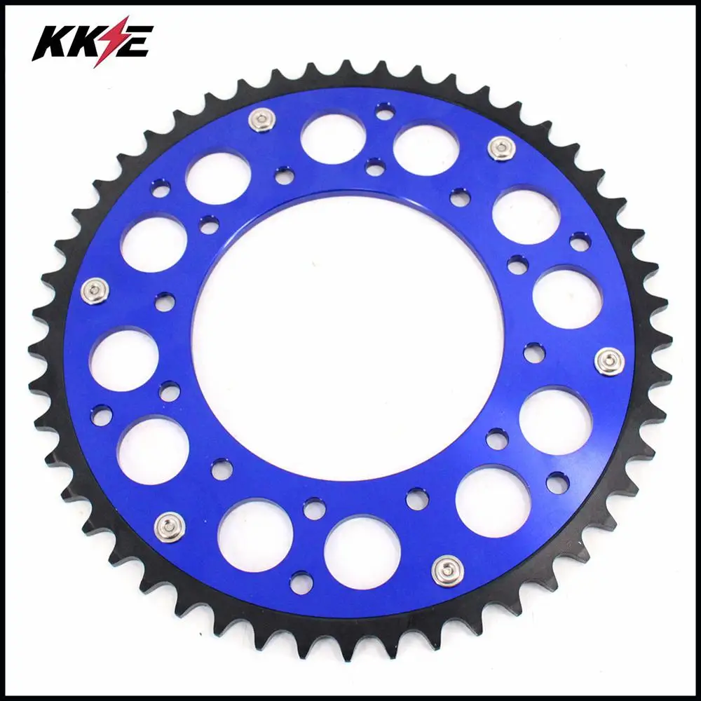 Голубая/оранжевая алюминиевая цепная Звездочка KKE 44T для EXC EX F SX 125 250 350 450 520 1998