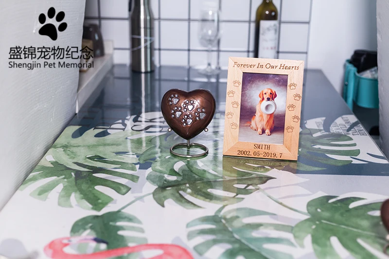 Питомец животное собака кошка keepsake памятные пепла урвает мой с кристаллом в форме сердца ожерелье для кремации ювелирные изделия