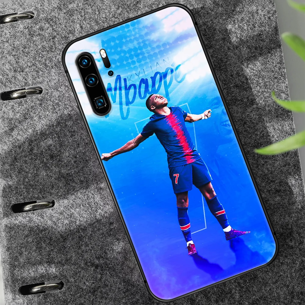 

Mbappe football star Phone Case For Huawei P Mate 10 20 30 40 Lite Pro smart Z 2019 nova 5t black Etui 3D Cover Pretty Hoesjes