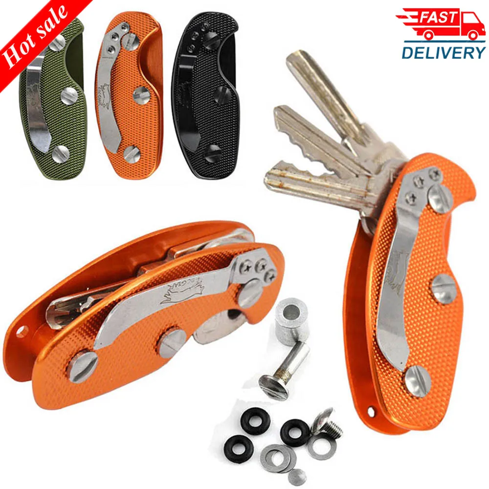 

Smart Key Holder Clip Keys Folder Keyring Housing Pocket Tools Durable Aluminium New 1x Aluminum Key Holder Key Wallets Men 3cm