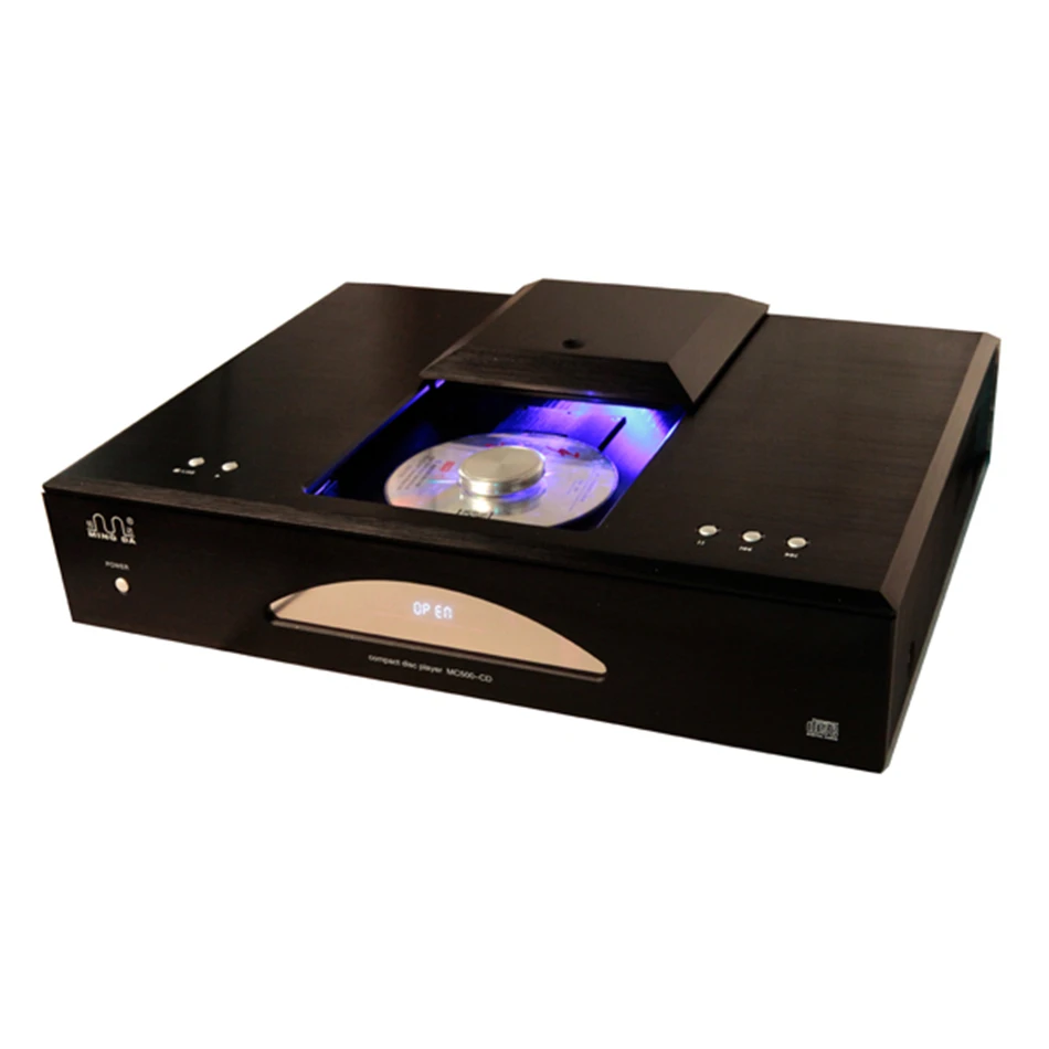 Meixing mingda MC500 CD вакуумный проигрыватель компакт дисков SAA 7824 Chip CS4398 D/A аудиоплеер с
