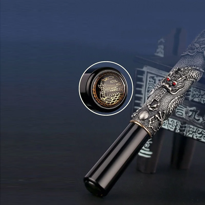 JinHao Роскошная шариковая ручка ДРАКОН высококачественная металлическая офисная
