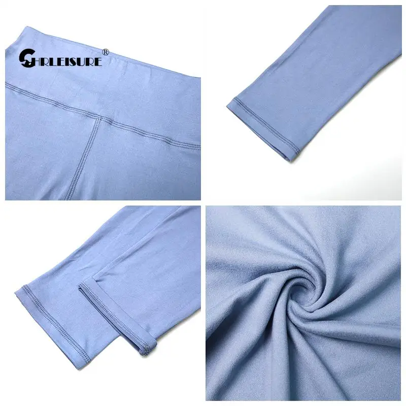 

Chrleisure-pantalones De Yoga De Cintura Alta Para Mujer, Mallas Deportivas De Color Slido Para Entrenamiento Para Correr,