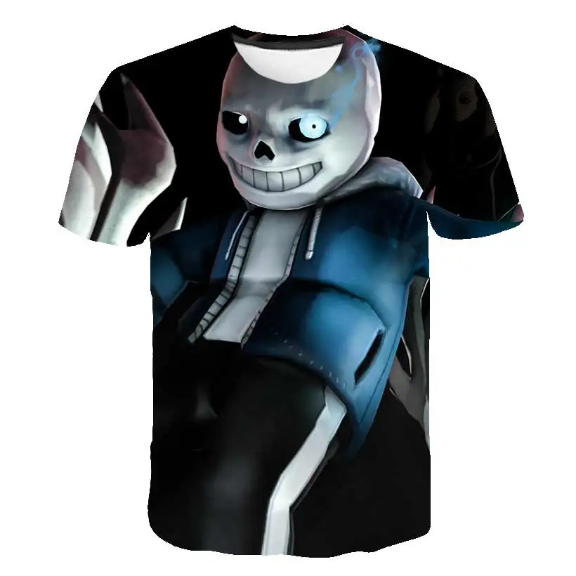 

Teens Tshirts 2020 Summer Kids Undertale Game Cartoon T-shirt 3D Printing Boy Cloths Short Sleeve Girl T Shirts Top Tee