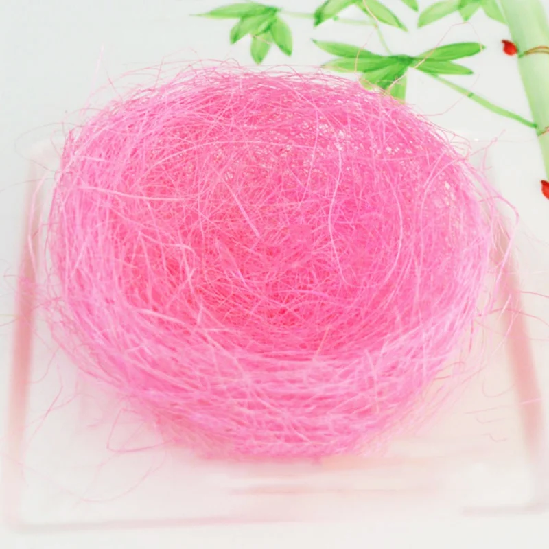 20 шт Трендовое многоцветное DIY Птичье гнездо ручная работа тонкая шпагата