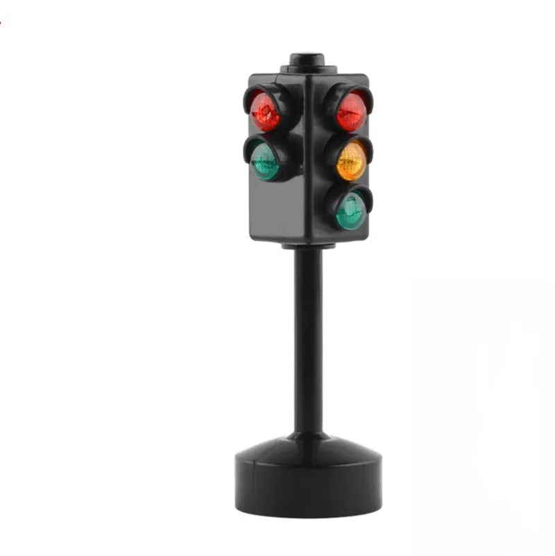 Мини дорожные знаки дорожного движения светильник блок со звуком светодиодный