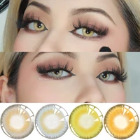 Bio-essence Pair Colored Contact Lenses for Eyes Blue Lens Brown Eye Contacts Gray Lenses Makeup Contact Fashion Lenses