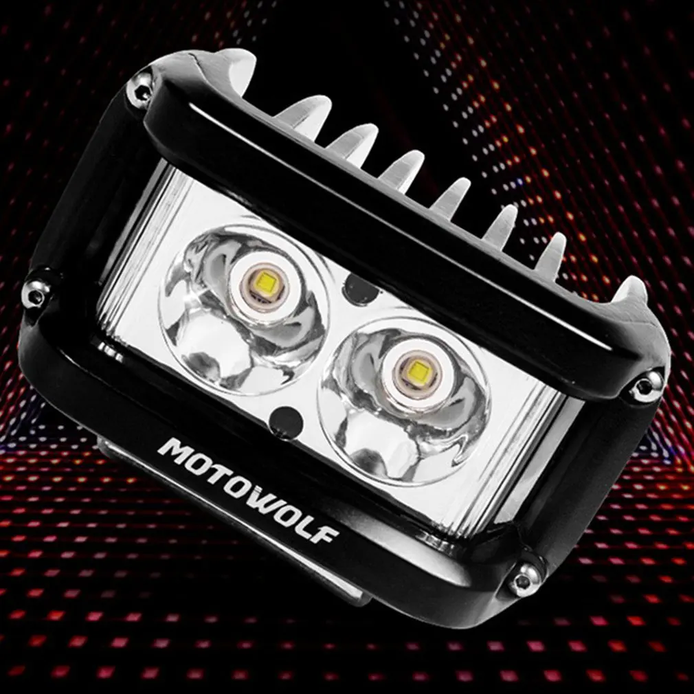 MOTOWOLF 12 в-72 в 25 Вт Светодиодный прожектор для мотоцикла квадроцикла лодки