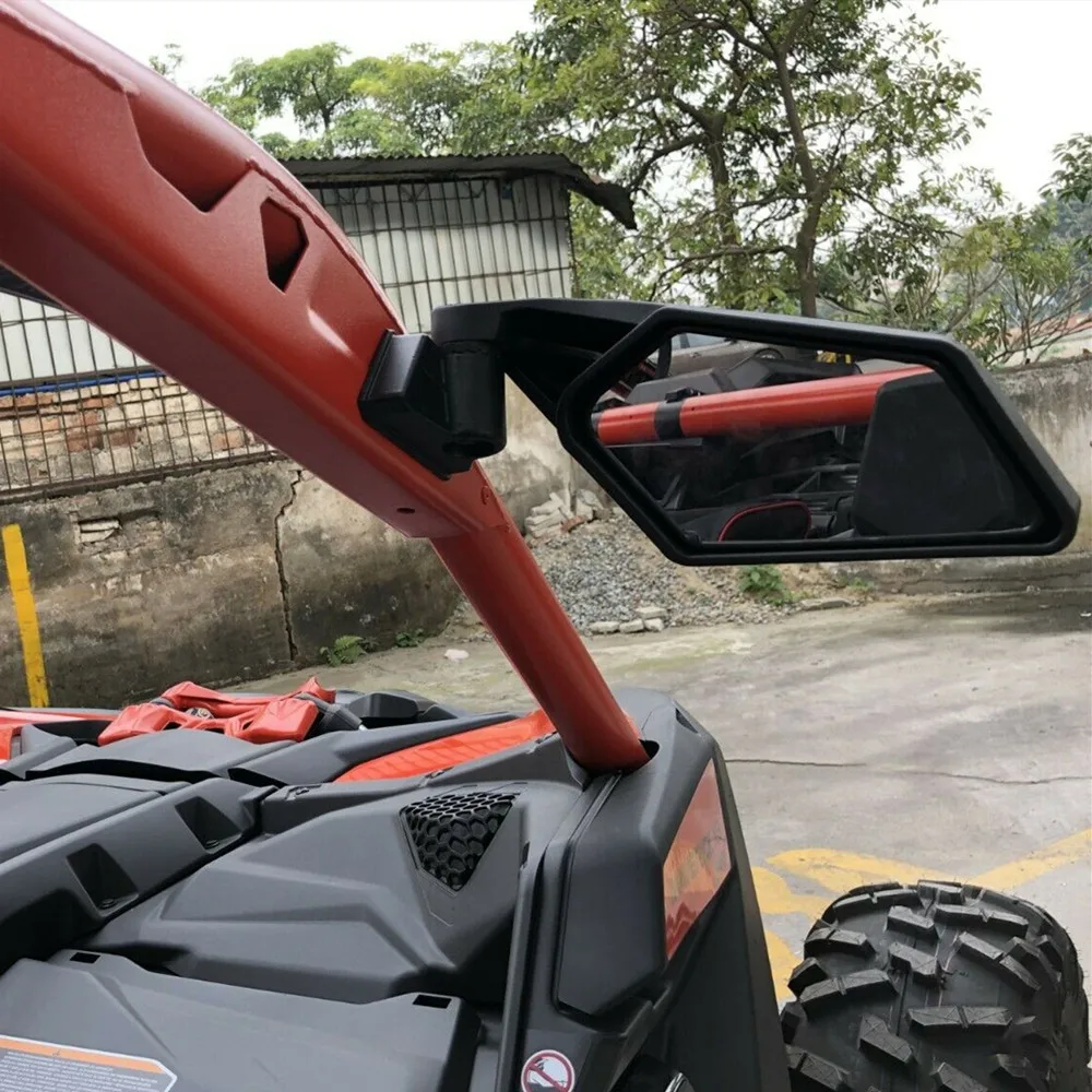 KEMiMOTO UTV зеркала заднего вида, регулируемое зеркало заднего вида для Can Am Maverick X3 Max R X3 R для Suzuki King Quad 450 Quadracer