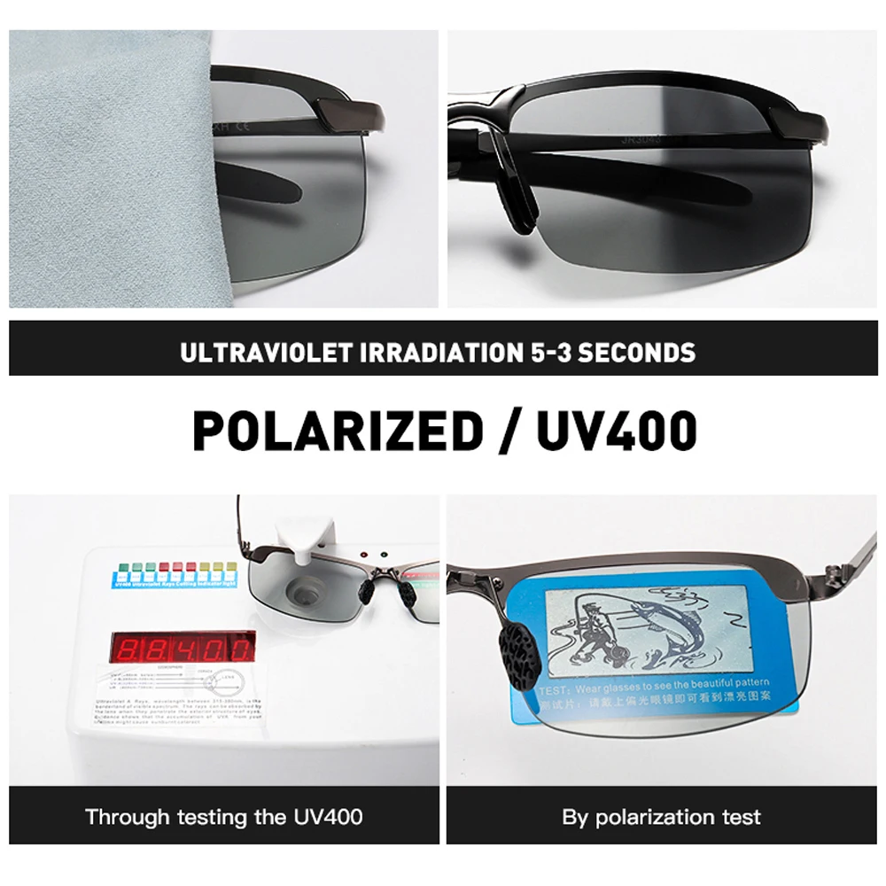 Солнцезащитные очки MUSELIFE мужские фотохромные поляризационные хамелеоны для