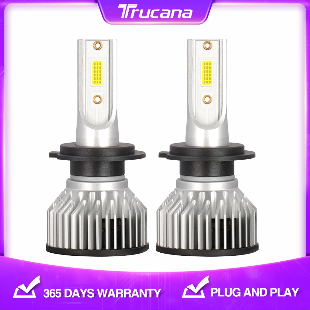 

Trucana H4 H11 H7 Led Headlight 9005 HB3 9006 HB4 H1 880 H3 H13 9007 9004 Auto Fog Lights 3000K 6000K 40W 12V Canbus LED Lamps