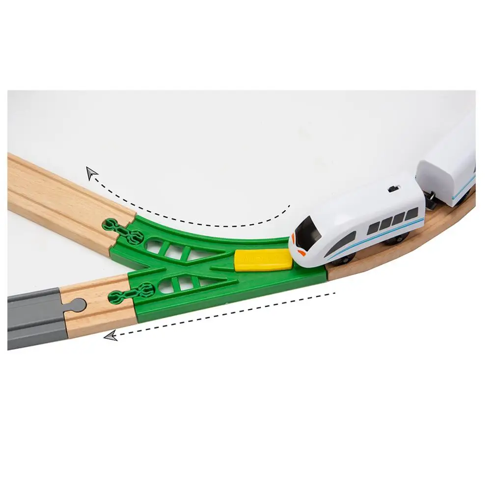 TBKJOYS Music Wooden Train Tracks Set Railway Toy Accessories Compatible | Игрушки и хобби