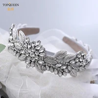 topqueen s373 fg luxury royal craft headbands for women handmade crystal beads hairband wedding bridal baroque headwear tiaras